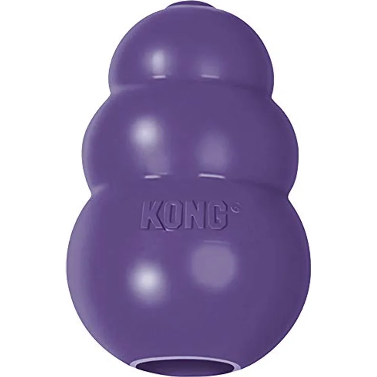 KONG – Senior Hundespielzeug – Weicher Naturkautschuk – Kauen, Jagen, Apportieren – Für Mittelgroße Hunde