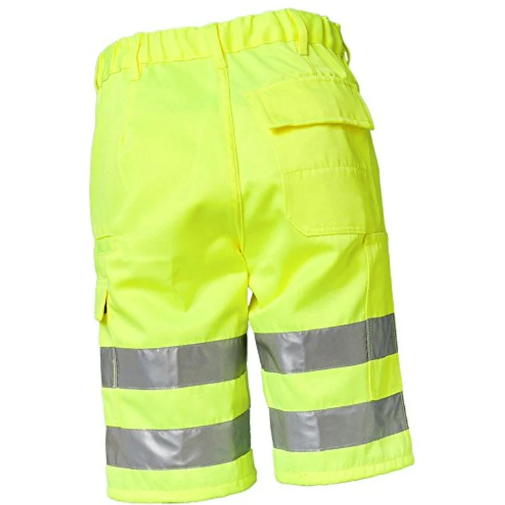 Warnschutz Shorts uni gelb Größe XL – Bild 4