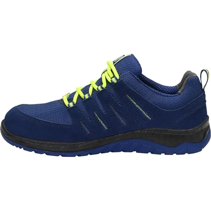 ELTEN MADDOX darkblue Low ESD S3 Sicherheitsschuh, hydrophobiertes Veloursleder, atmungsaktives Textilfutter, gepolsterte Lasche, TPU/PU Sohle MAXXIMO – Bild 4