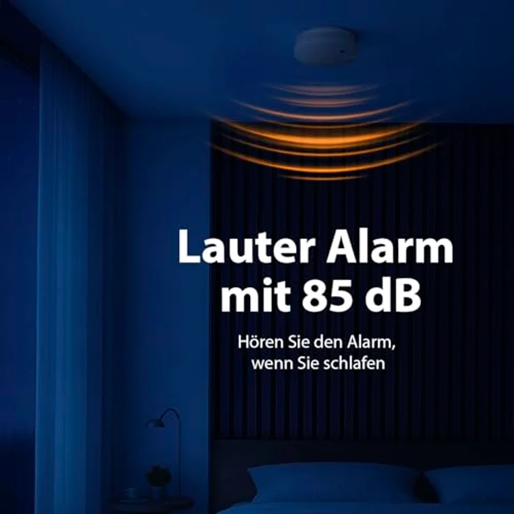 Smartwares FSM-11750 Rauchmelder, Austauschbare 5-Jahres-Batterie, optischer Sensor, 85 dB Alarm, einfache Installation – Bild 5