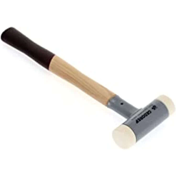 GEDORE Rückschlagfreier Schonhammer, Ø 35 mm, Hickorystiel, Austauschbare Polyamid-Köpfe - Preisvergleich – Bild 4