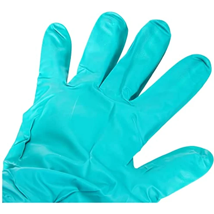 Ansell Microflex 93-260 Einmal-handschuhe aus Nitril, Chemikalien-beständig, Industrie-, Mechanik- und Heimwerkerbereich, Grün, XL 9.5-10, 6 Stück – Bild 4