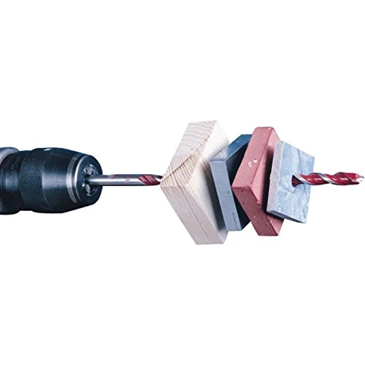 ALPEN HM-Universalbohrer Profi Multicut, 120 mm Länge, ø 8,0 mm, für Metall, Fliesen, Beton und Holz – Bild 3