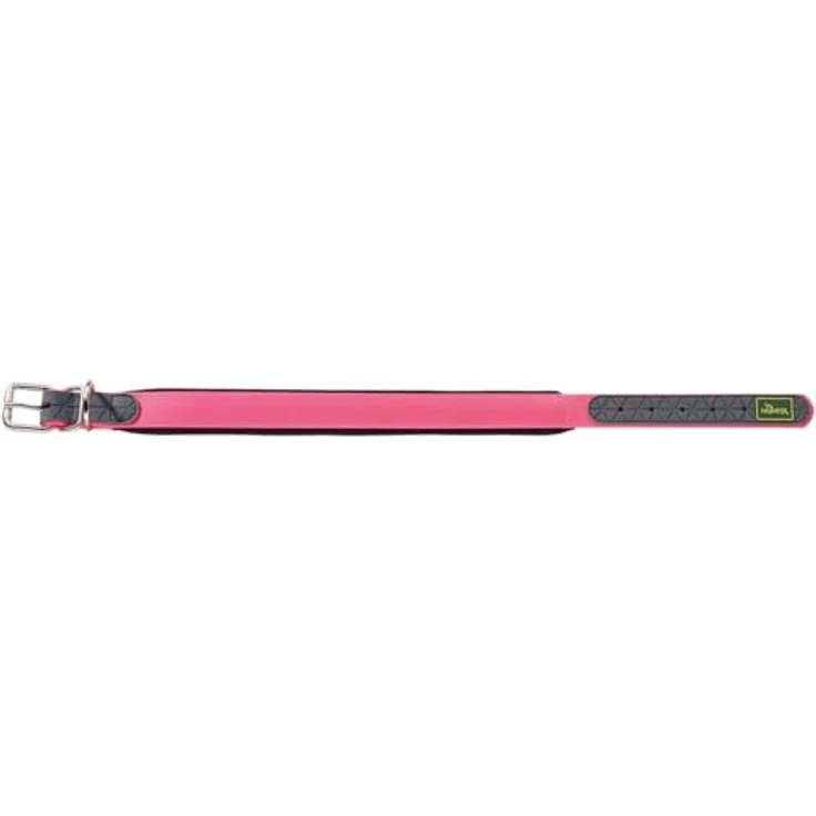 Hunter Hunde-Halsband Convenience Comfort neon-pink L – Bild 2