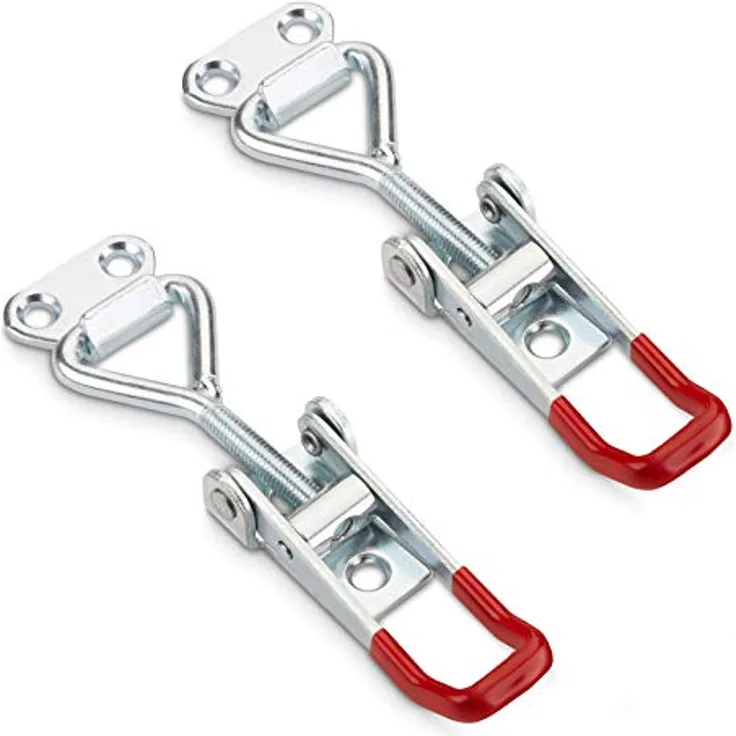 2er Set JUNKER Spannverschluss M5 (Haltekraft 165kg) Stahl verzinkt verstellbarer Sicherheitsverschluss