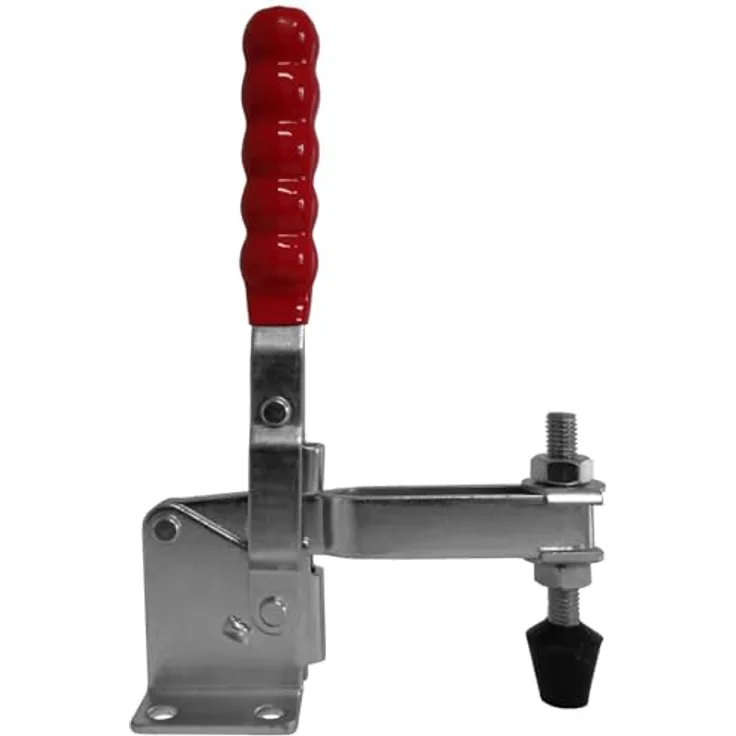 SO-TECH Kniehebelspanner Kniehebelklemme, Haltekraft bis zu 340 kg, rot
