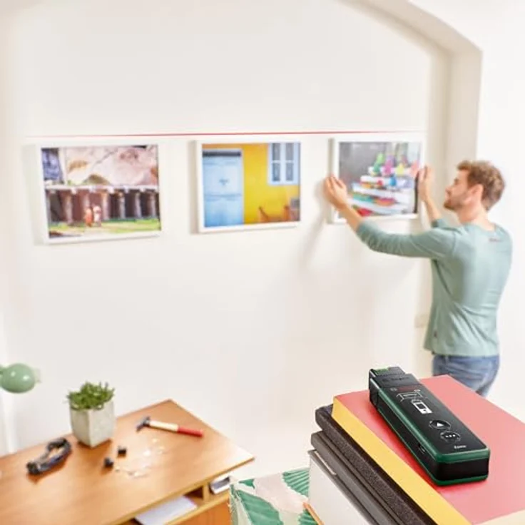 Bosch Linien-Aufsatz 1600A02PZ4 für Entfernungsmesser Zamo, kompakt, horizontal und vertikal ausrichtbar – Bild 4