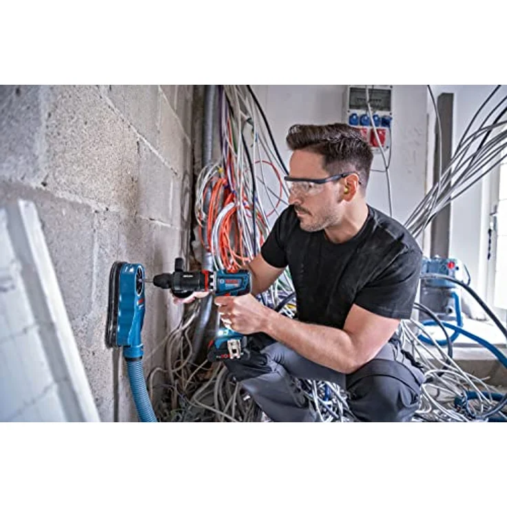 Bosch GSR 18V-90 FC PROFESSIONAL 2100 RPM SDS Plus 920g Akkuschrauber, Schwarz, Blau, Rot – Bild 5