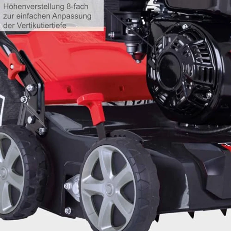 Scheppach Benzin-Vertikutierer SC55P, Rasenmäher mit 5,4 PS Motor, 40 cm Arbeitsbreite – Bild 4
