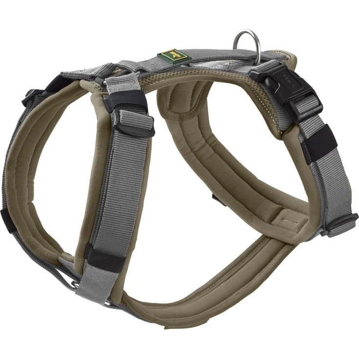 Hunter Tierbedarf Hunde-Geschirr Maldon Up mit Griff oliv/grau, 4-fach verstellbar in Polyester – Bild 1