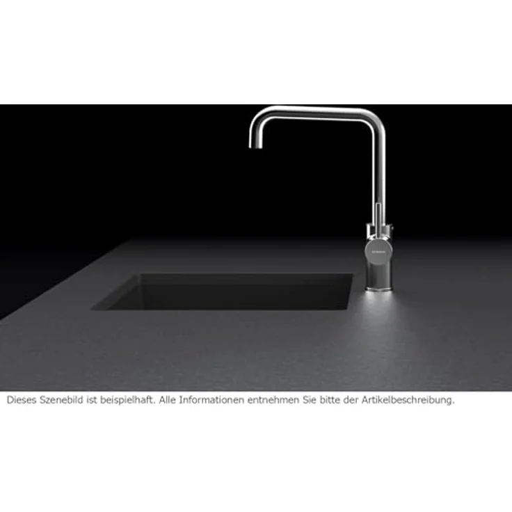 Schock Küchenarmatur FONOS, Festauslauf mit Temperaturbegrenzer, Wasserspar-Perlator, 360° Schwenkbereich – Bild 4