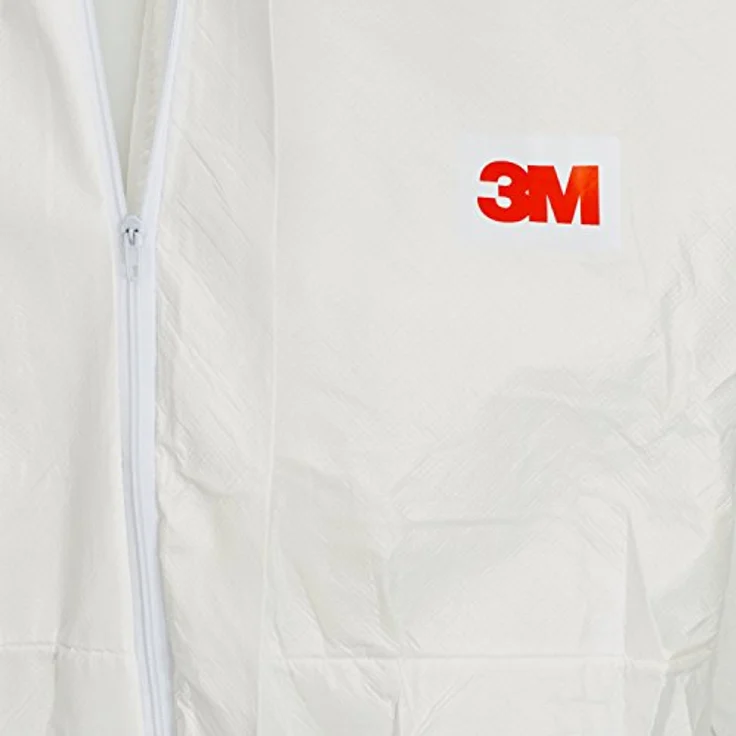 3M 50198XXL Einweg-Overall, Weiß mit blauem Rückenpanel, CE-Kategorie III, Typ 5/6, Schutz gegen Sprühnebel, Lösungsmittel und Wasser – Bild 3