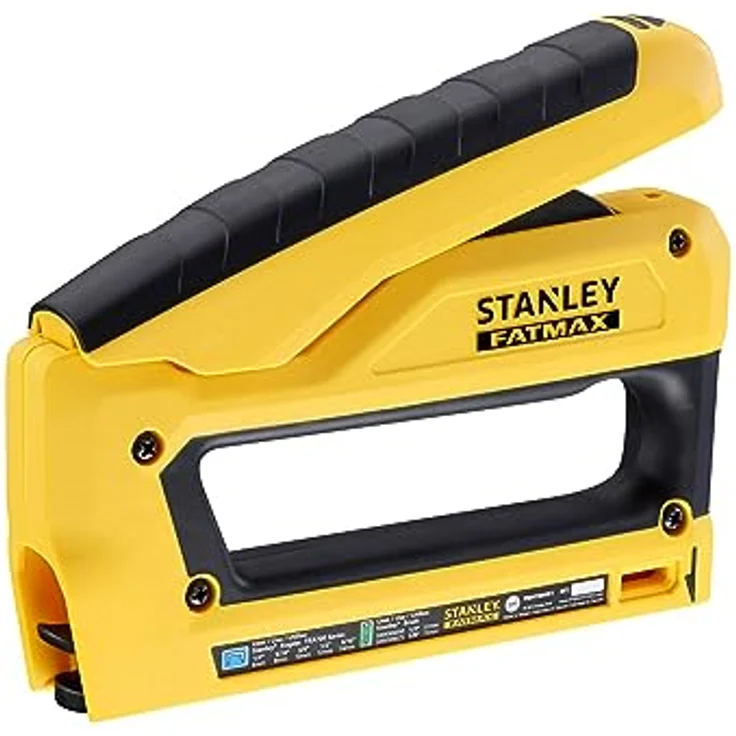 Stanley by Black & Decker Handtacker FMHT0-80551, 25% weniger Kraftaufwand, Nylon-Verbundmaterial, Schwarz – Bild 2