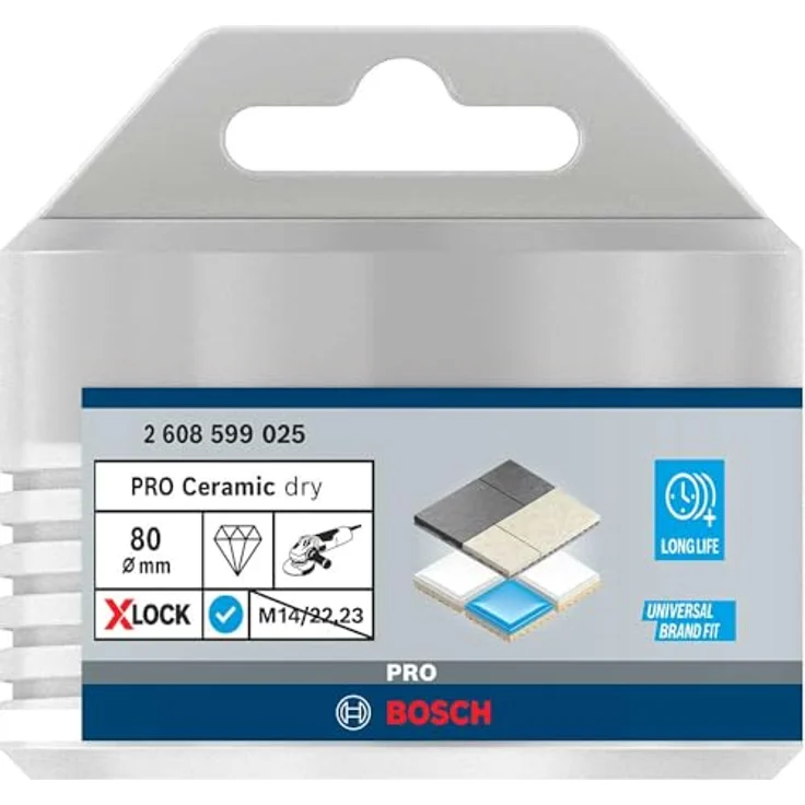 BOSCH Pro Core Cutter dry Diamanttrockenbohrer, Ø 80 mm mit X-Lock für harte Fliesen und Stein – Bild 4