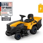 STIGA GARDEN Akku-Rasentraktor Estate 384e, 84 cm Schnittbreite, Tempomat, ePower-Getriebe, 30 Ah Akku, grün