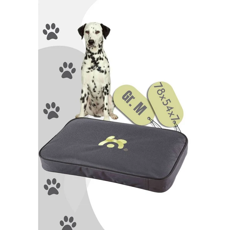 MAELSON Tierbett Lounge Mat für Soft Kennel / Hundekissen - Anthrazit, Wasserdichtes Nylon, 7 cm dick, für Innen- und Außeneinsatz geeignet – Bild 1