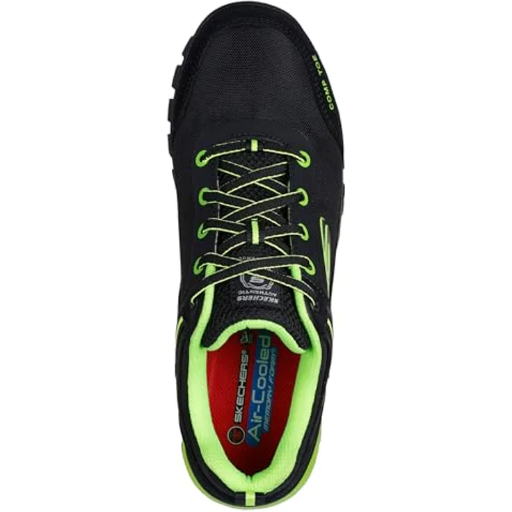 Skechers Gatlon S3L, Sicherheitsschuh mit rutschhemmender Laufsohle und Zehenschutzkappe, Herrenschuh aus Leder – Bild 4