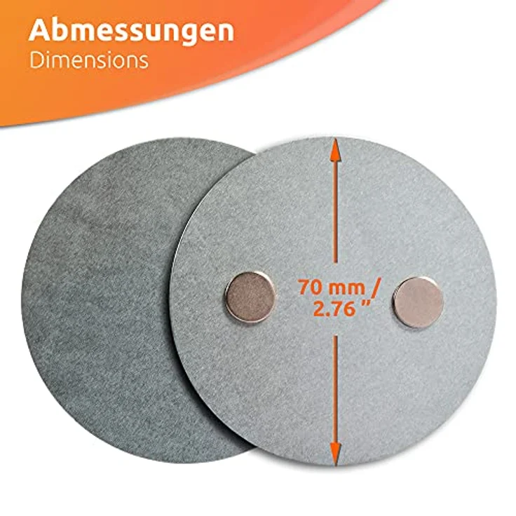 EN Rauchmelder Magnethalter 1 Stück selbstklebende Magnethalterung für Rauchmelder Ø 70mm – Bild 5