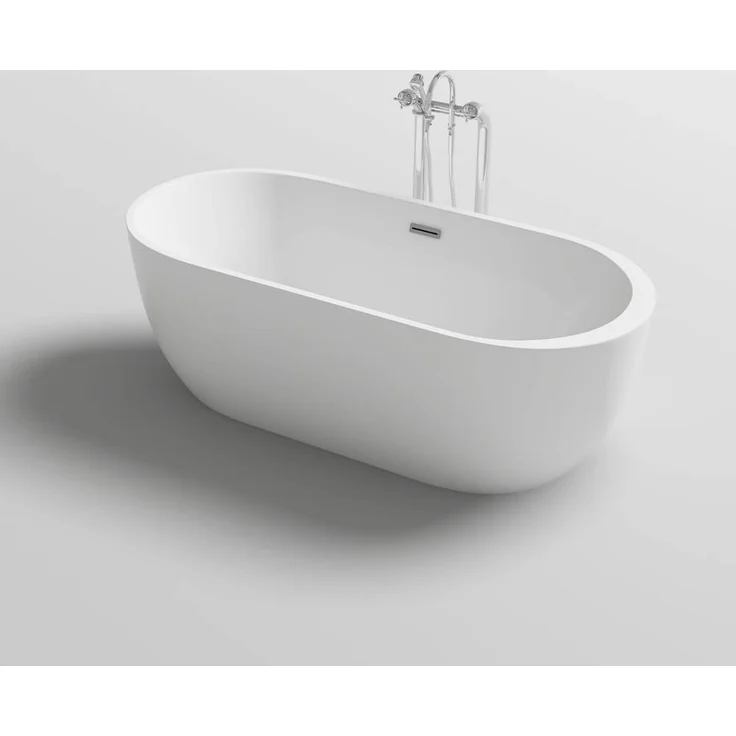HOME DELUXE Freistehende Badewanne CODO - Weiß – Bild 7