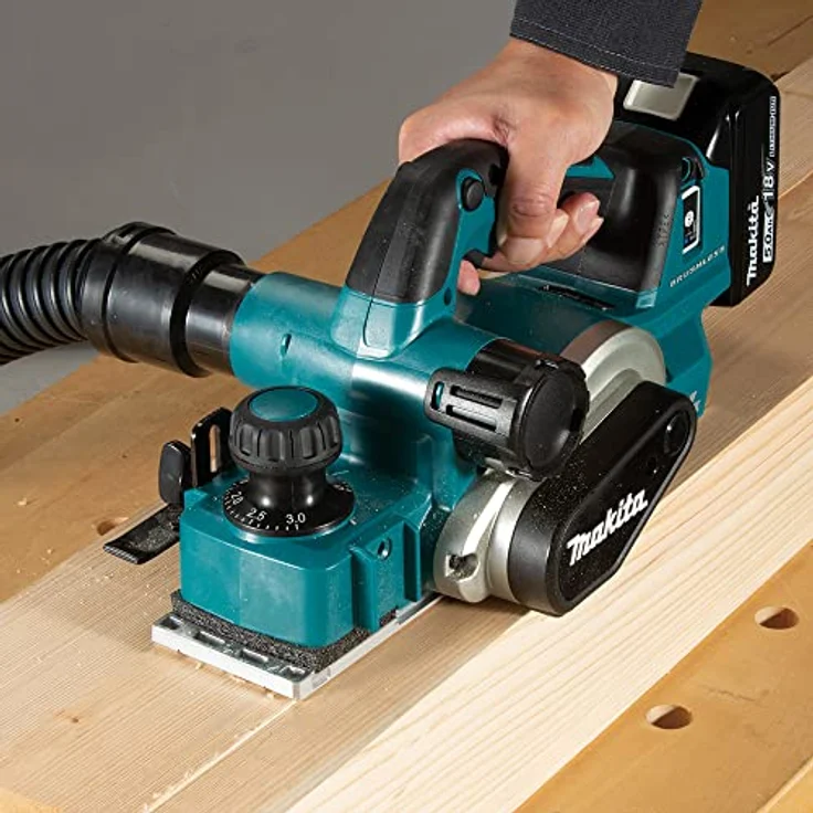 Makita DKP181Z Hobel 82 mm 18 V (ohne Akku, ohne Ladegerät) – Bild 9
