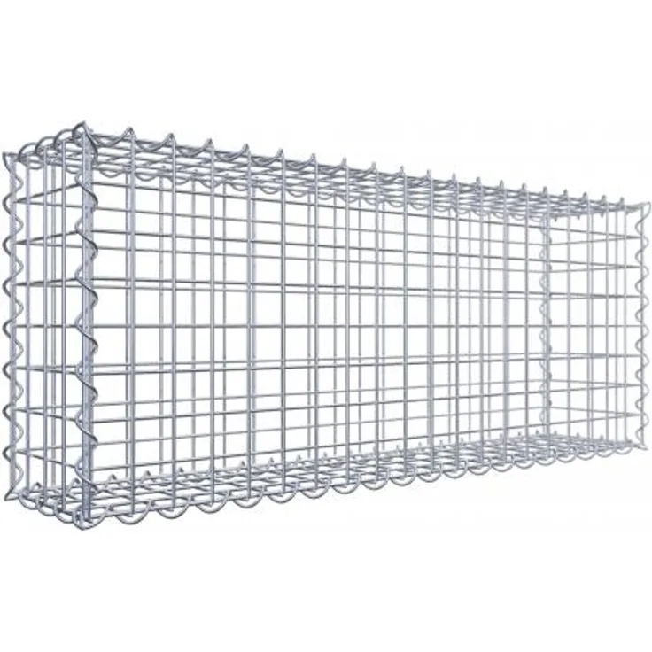 Gabiona Gabione 100 cm x 40 cm x 20 cm (L x H x T), Maschenweite 5 cm x 5 cm, Spirale