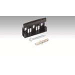 MeisterWerke MEISTER Klipse (ABS) 1 Päckchen = 50 Klipps inkl. Schrauben und Dübel ausreichend für ca. 20 lfm. für Fussleiste Profil 2 PK, 3 PK, 5 PK, 8 PK, 8 PKE, 9 PK, 10 PK, 11 PK, 12 PK, 13 PK