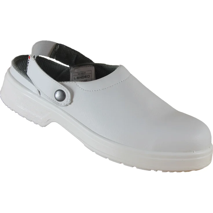 Lendeo Slide SB weiß flach 40 EU