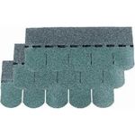 Easy Biber-Dachschindeln 80 x 33,6 cm grün - Preisvergleich