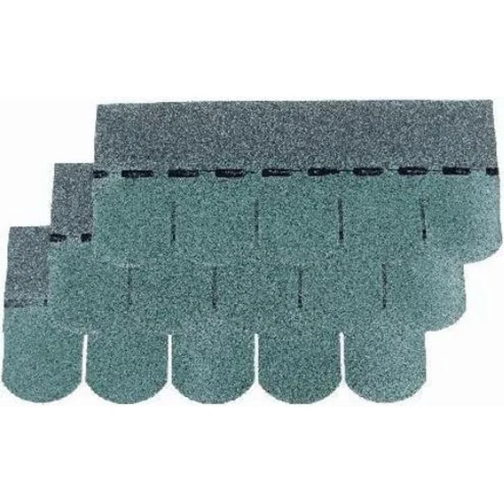 Easy Biber-Dachschindeln 80 x 33,6 cm grün - Preisvergleich