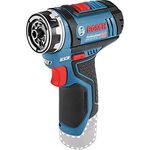 Bosch Professional GSR 12V-15 FC 12V System Akku Bohrschrauber (ohne Akkus und Ladegerät, im Karton), 12 V, Schwarz, Blau