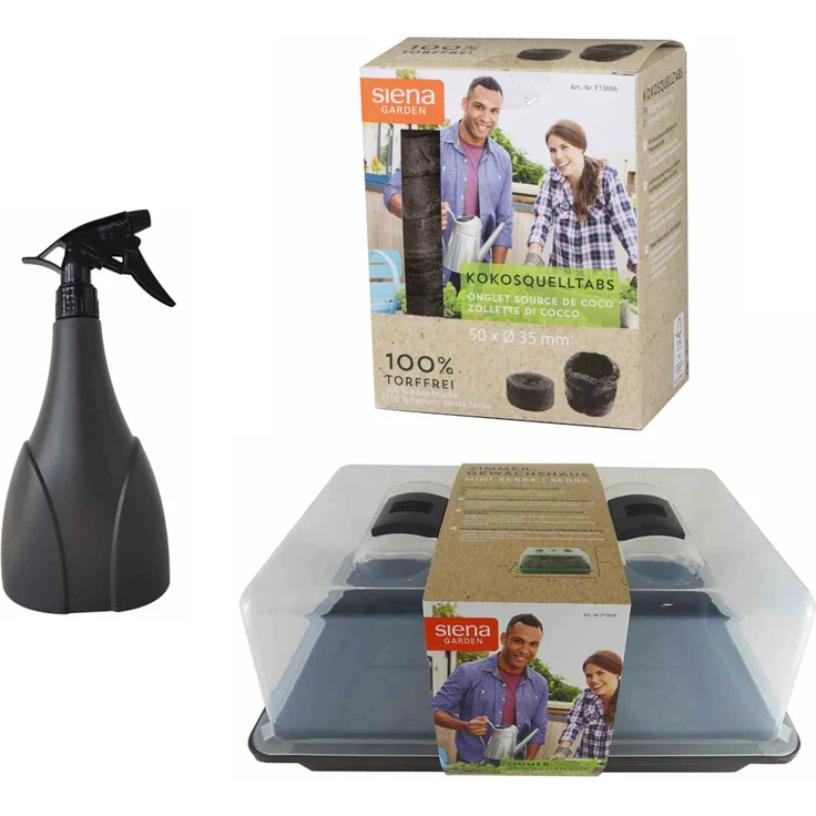 SIENA GARDEN Uni Grow anthrazit ZGH,Töpfe,Sprüher