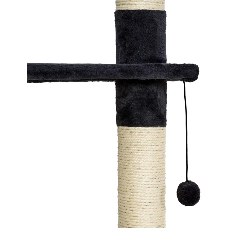 tectake Kratzbaum Hansi 260cm - schwarz/weiß – Bild 9