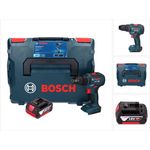 Bosch GSR 18V-55 Akku Bohrschrauber 18 V 55 Nm Brushless + 1x Akku 4,0 Ah + L-Boxx - ohne Ladegerät