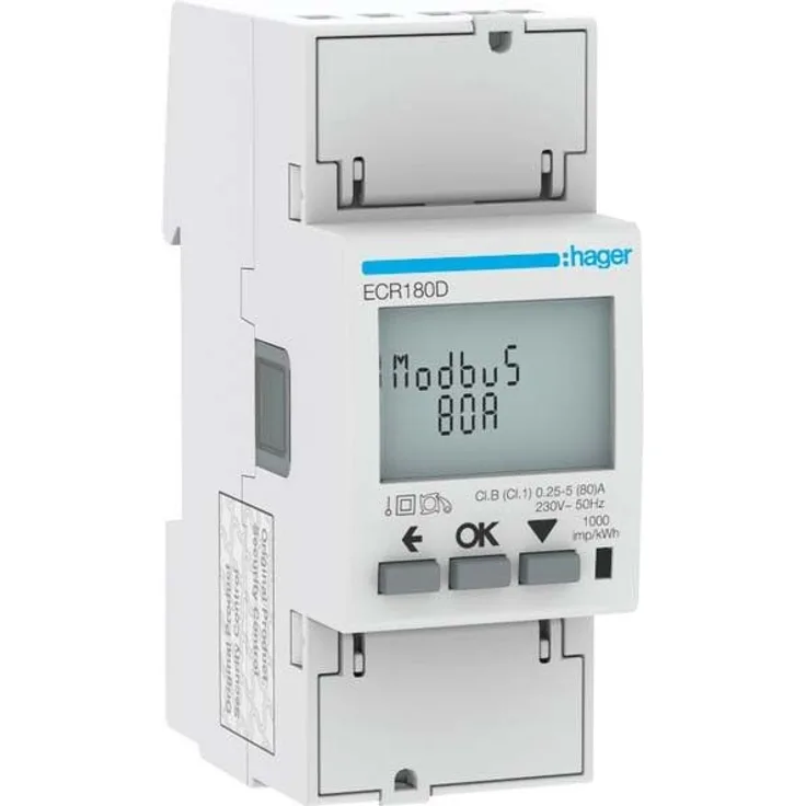 HAGER Energiezähler 1phasig ECR180D