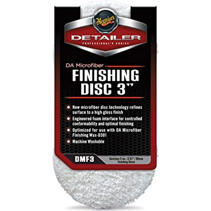 Meguiar's DA Microfiber Finishing Pad 3'' DMF3, Ø76mm, 2Stk. – Bild 1