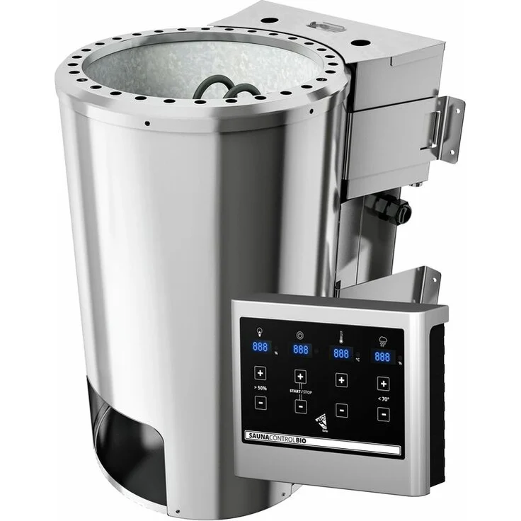 Karibu Saunaofen 3,6 kW PnP Bio Set mit Steinen und Steuerung Easy – Bild 1