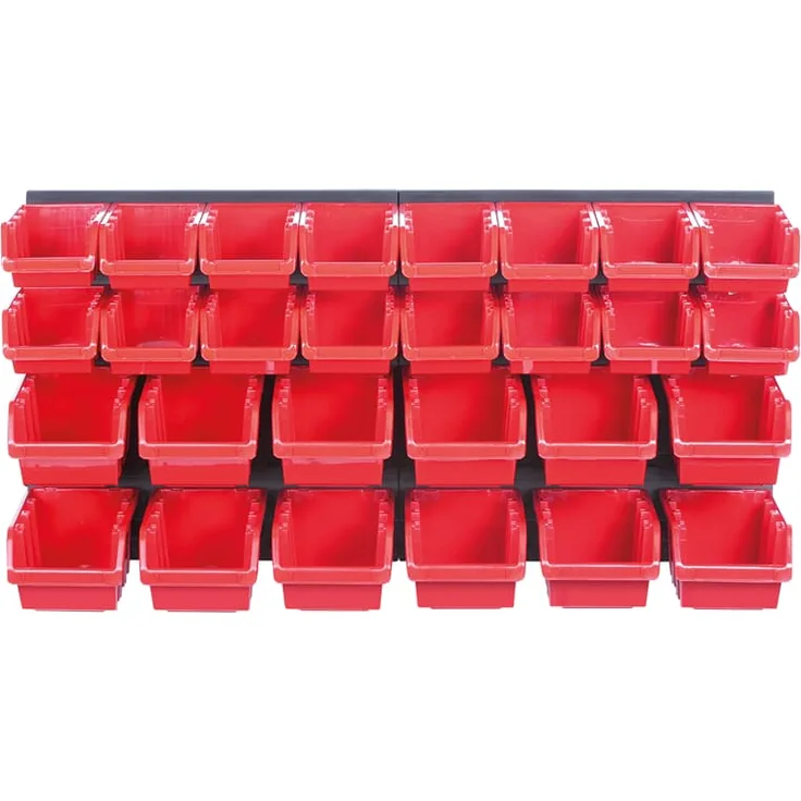 Kistenberg Orderline Werkzeugwand Werkzeugtafel Lagersystem Werkzeugregal Regal Tafel Lagersystem SET Stapelkästen Werkzeughänger Kor1