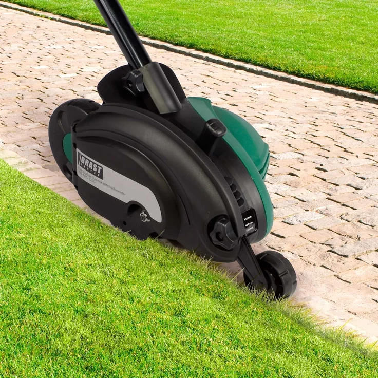 BRAST Rasenkantenschneider 1200Watt einstellbare Kantenführung elektrischer Rasentrimmer Elektro Grasschneider Rasenmäher - Preisvergleich – Bild 2