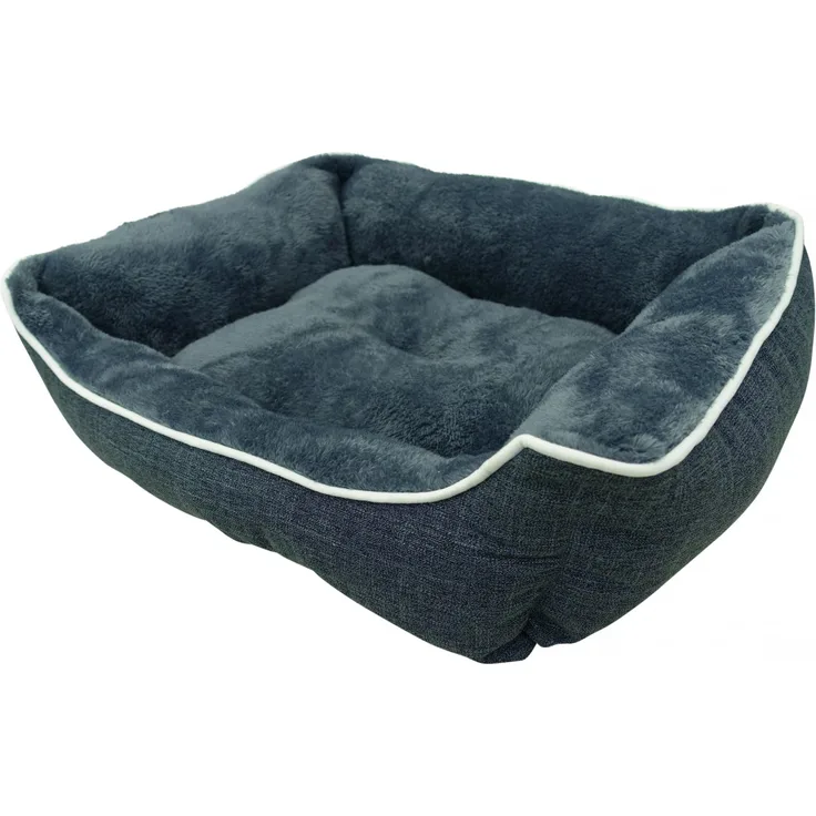 Nobby Komfortbett eckig Classic ARNO grau 62 x 50 x 17 cm