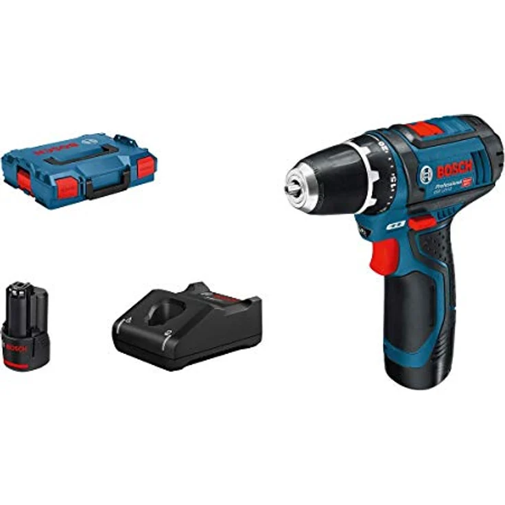 Bosch Professional GSR 10,8-2-LI (2 x 2,0 Ah) L-Boxx (0601868109) – Bild 1