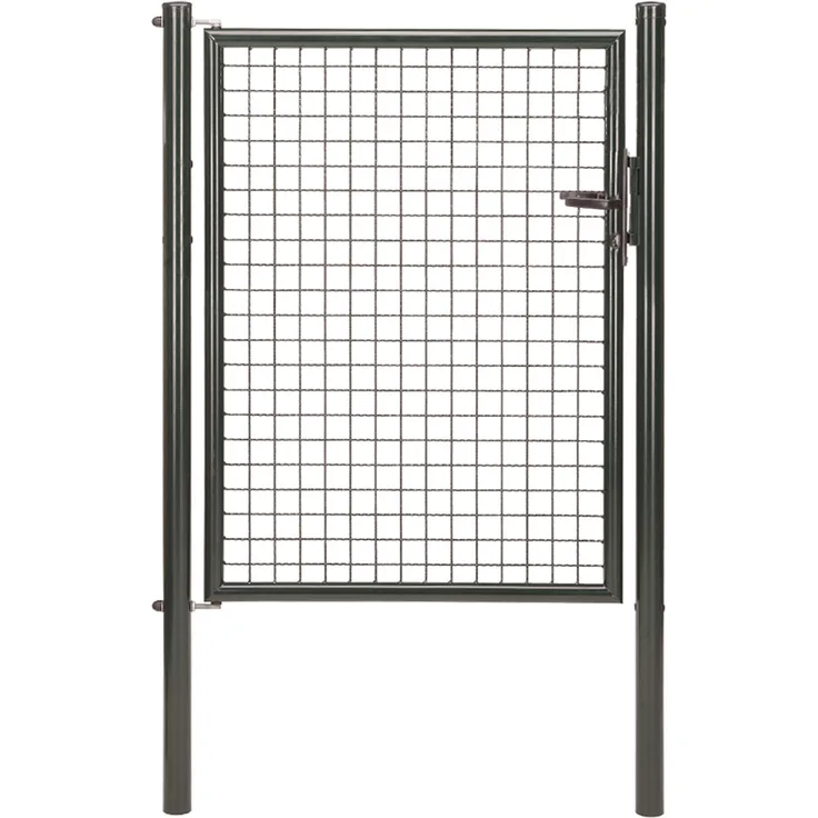 Alberts Wellengitter-Einzeltor mit Zubehör | anthrazit-metallic | Breite 100 cm | Höhe 125 cm 
(600112)