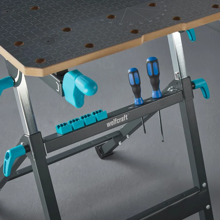 Wolfcraft Spanntisch MASTER 650 ERGO, stufenlos höhenverstellbar – Bild 3