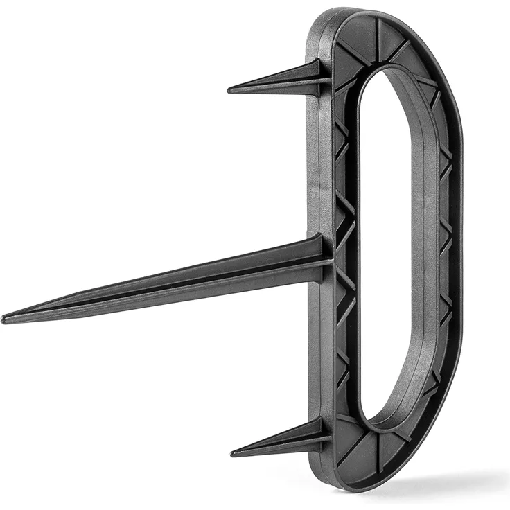 HaGa 100 ERDANKER mit Handgriff 15cm Länge Erdnägel für Unkrautvlies o. Widerhaken