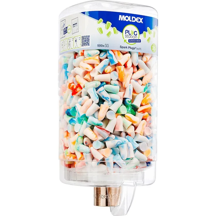 Ohrstopfen SPARKS PLUG - PlugStation 500 antimicrobial