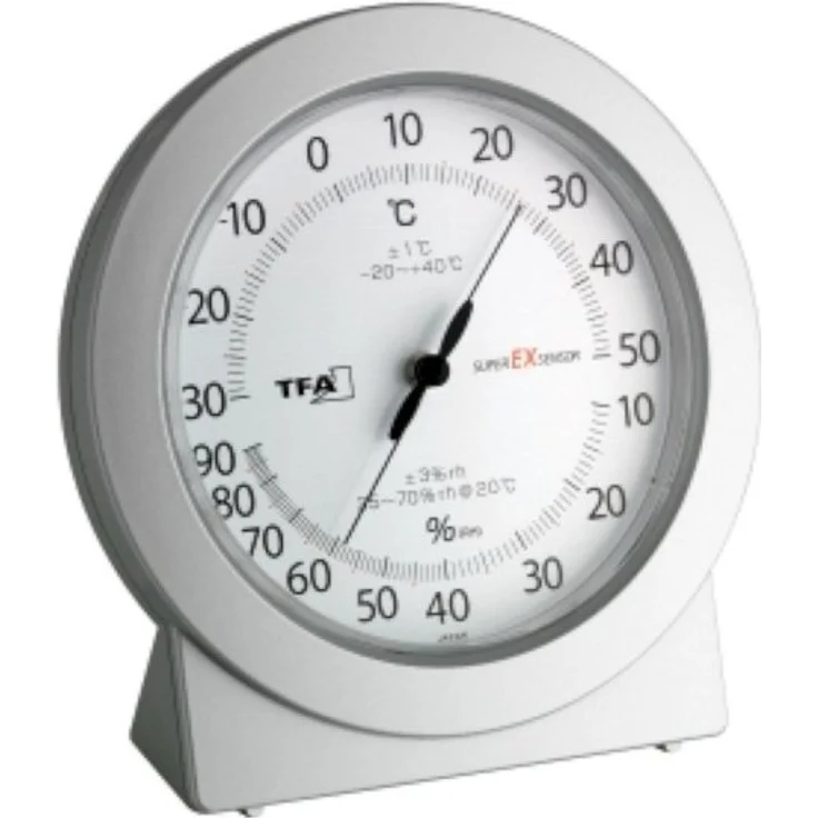 TFA Dostmann Analog Luftfeuchtemessgerät (Hygrometer) 10% rF 99% rF – Bild 1