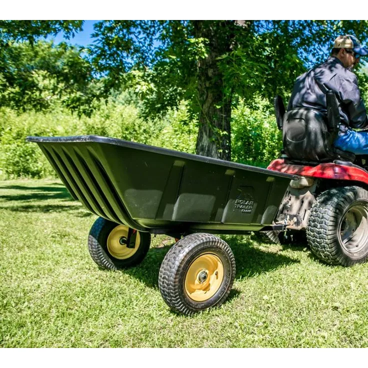 Polar Anhänger Schubkarre LG900 schwarz 175x94 cm