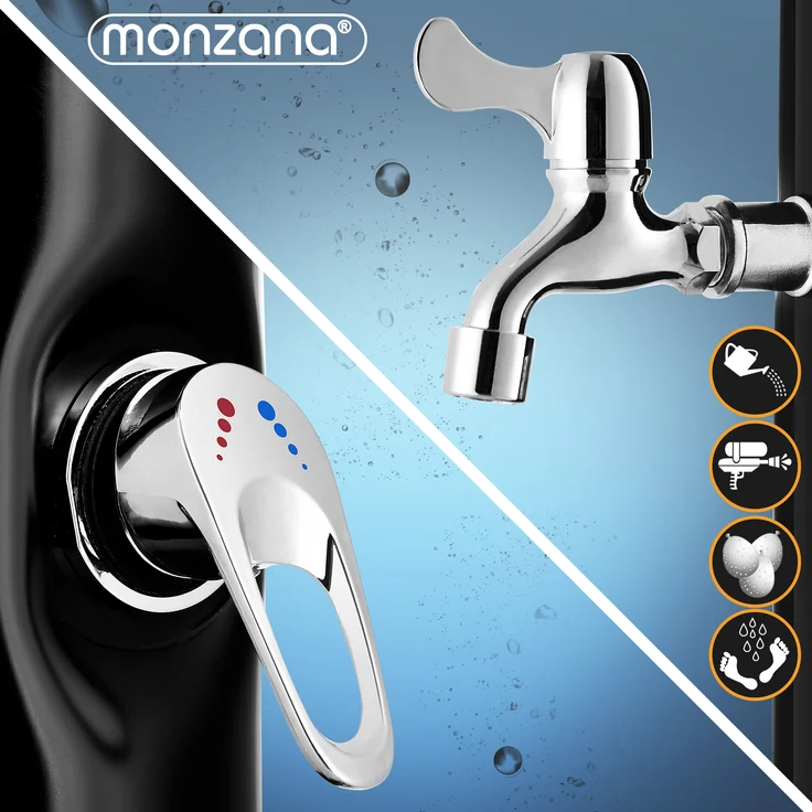 monzana Solardusche Gartendusche Außendusche Camping 20L Pooldusche Regendusche Outdoor