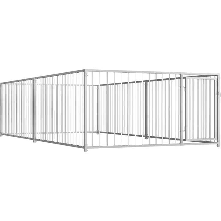 vidaXL Outdoor-Hundezwinger 200×400×100 cm