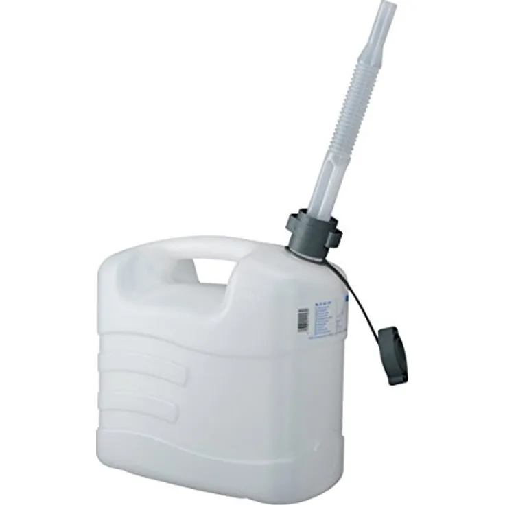 Wasserkanister-10 l, PE-mit flexiblem Auslauf