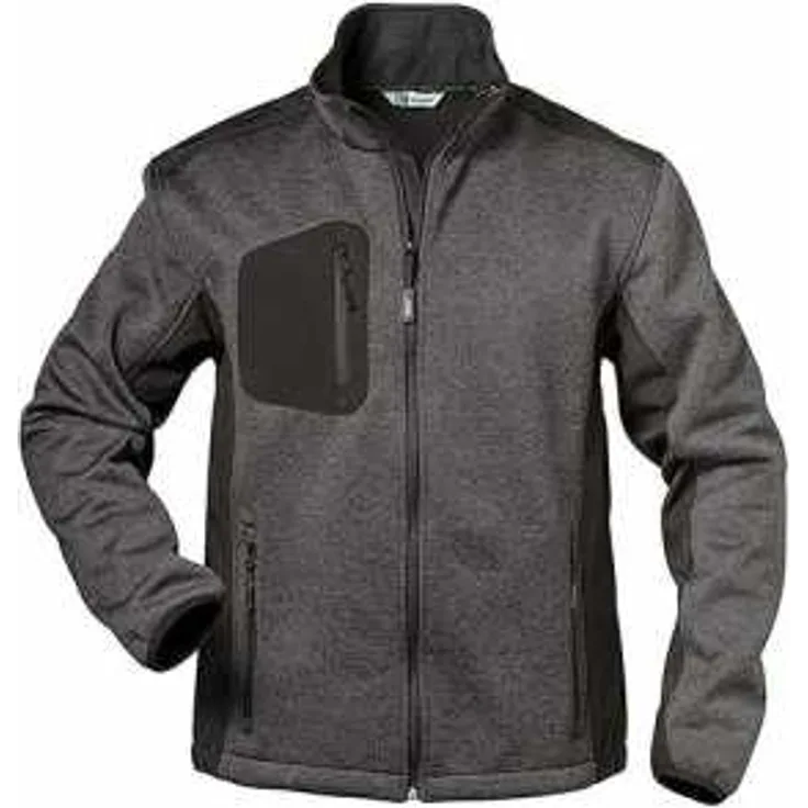 Strickjacke Innsbruck, Gr. XL, grau-schwarz